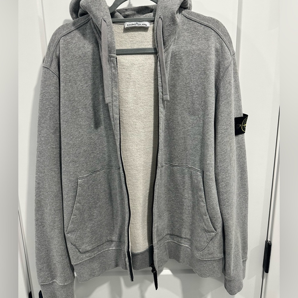 Stone Island zip up hoodie